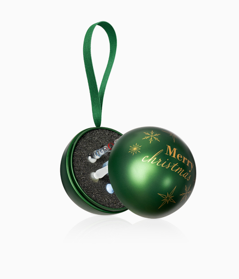 Ampullen Set mit gratis Weihnachtskugel