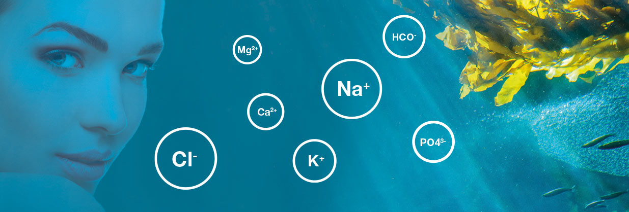 Körperbekannte und hochverträgliche Mischung aus Spurenelementen und Mineralsalzen für die Versorgung der Haut