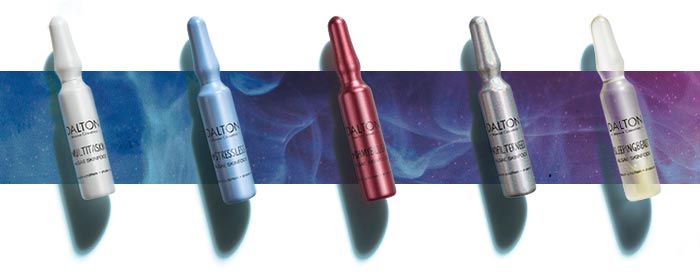 Ampullen mit Algen Inhaltsstoffen