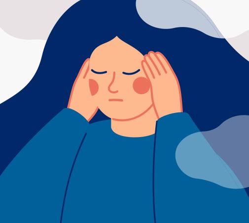 Hautausschlag durch Stress