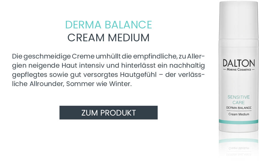 Zur intensiv versorgenden Gesichtspflege für sensible Haut